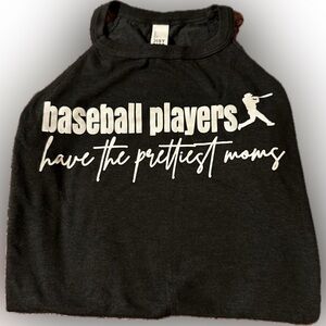 Baseball Players Have the Prettiest Moms racerback rocker tank new sz med